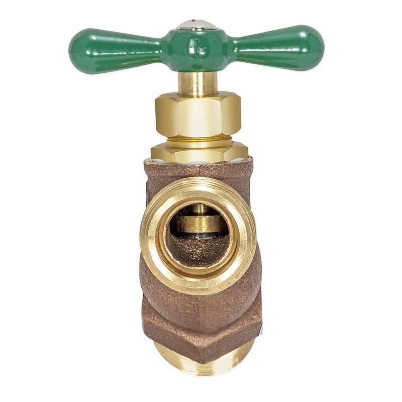 Eastman Heavy-Pattern Male No-Kink Hose Bibb Valve, 3/4 Inch MIP Connection, Brass Plumbing Fitting, 48627 - Image 3